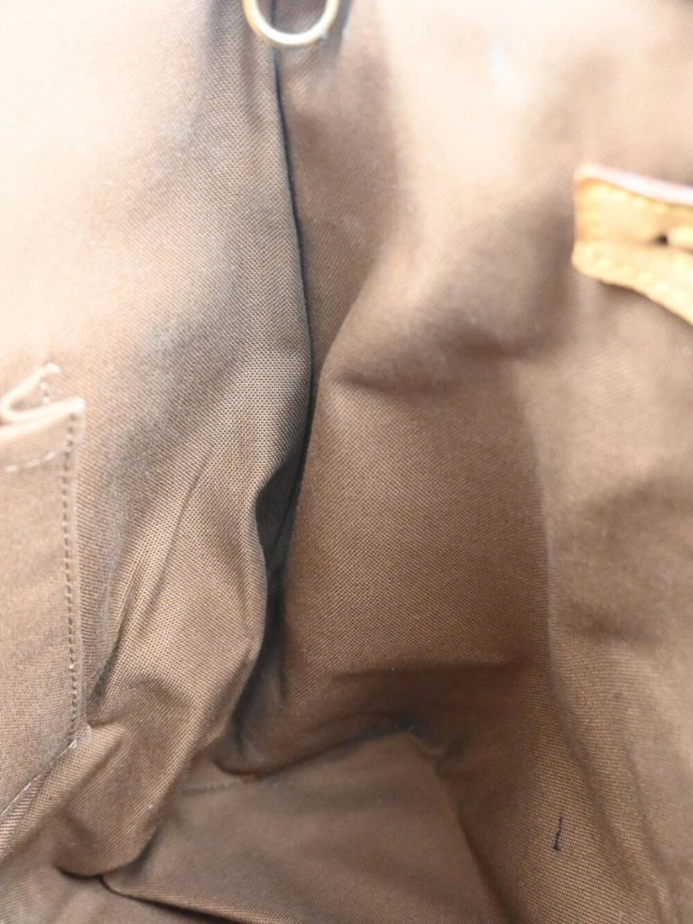 LOUIS VUITTON Cabas Mezzo Shoulder Bag Monogram Leather Brown M51151 73MA498 - Picture 14 of 16